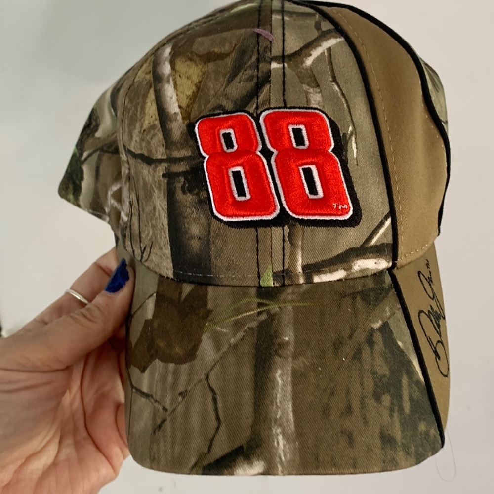 Dale Earnhardt Jr camo camouflage baseball cap 2007 Nascar Winners Circle